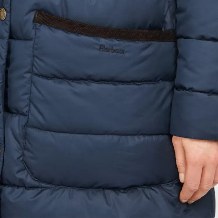 Barbour Ladies Milton Quilted Jacket - Navy
